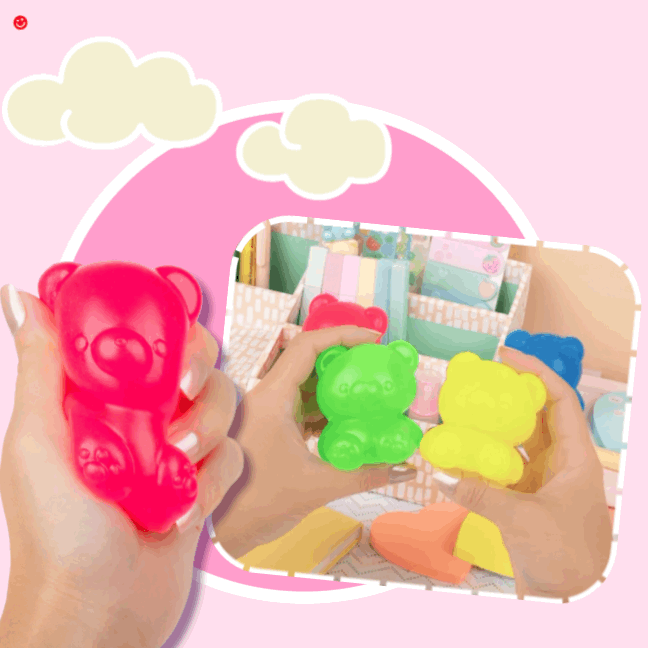 Kawaii Gooshy Mooshy Bear Sensory Toy