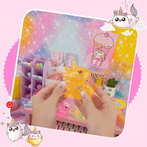 Gummy Kawaii Unicorn Friends Sensory Squishy Toy