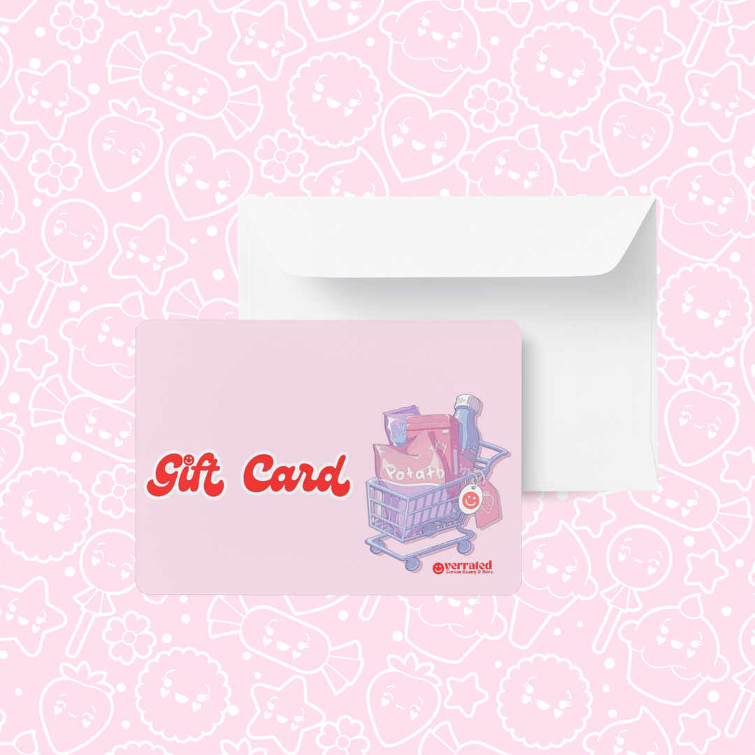 OVERRATED PLASTIC GIFT CARD