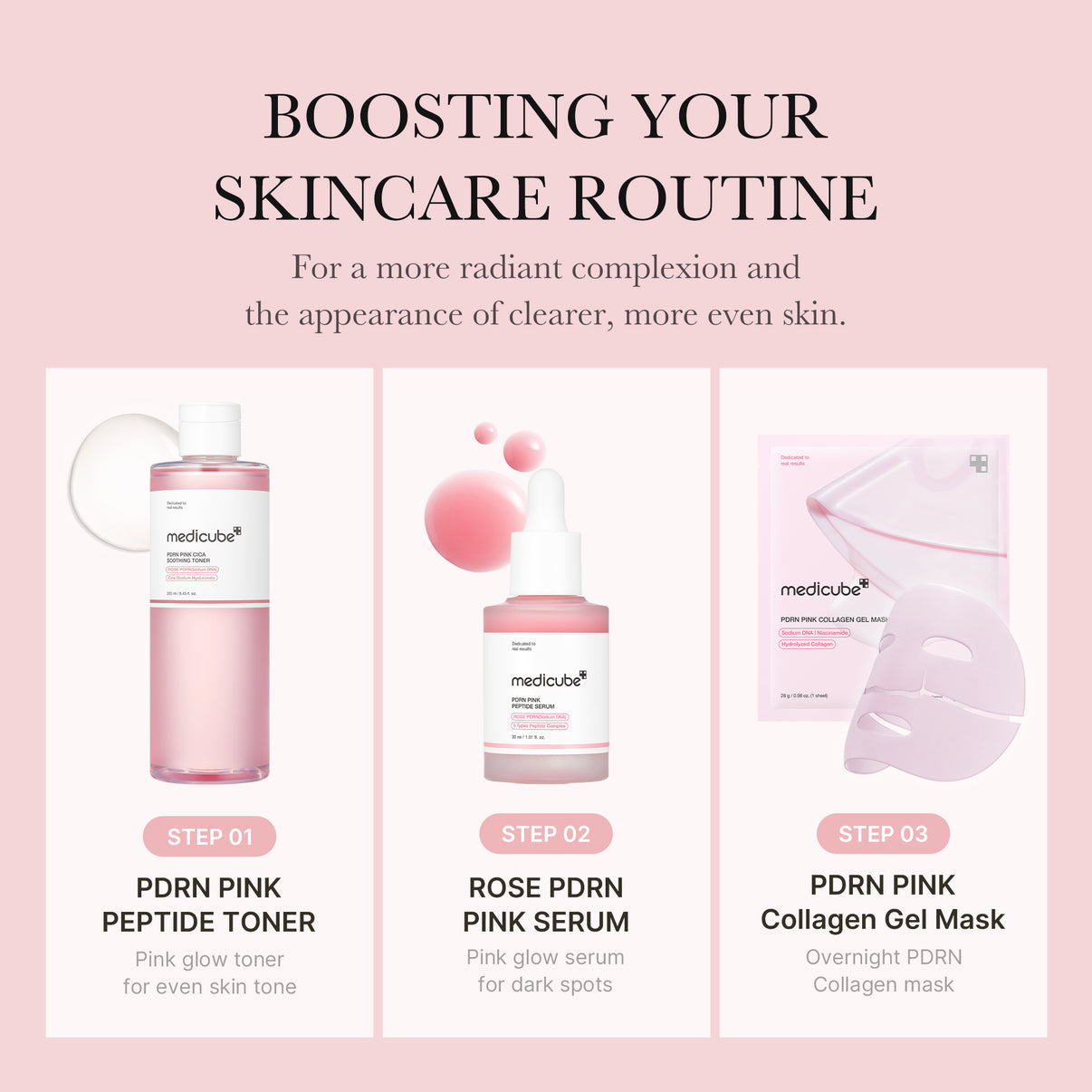 Medicube PDRN Pink Peptide Toner