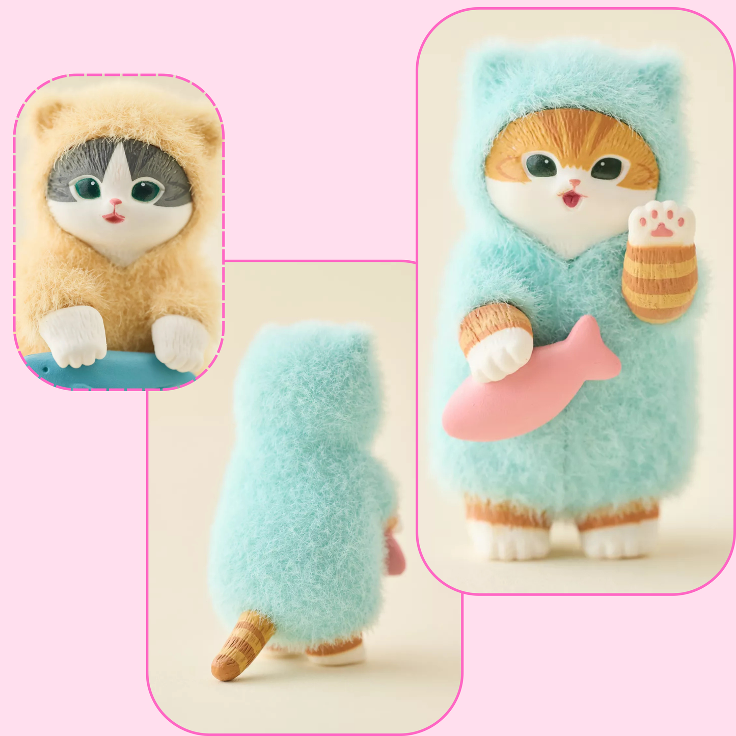Mofusand Cat Fluffy Pajama Blind Box Figure