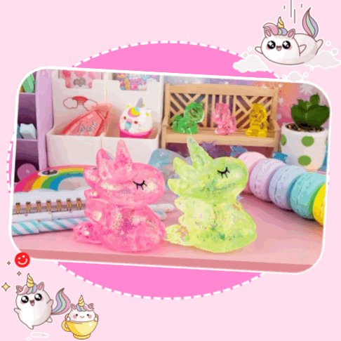 Gummy Kawaii Unicorn Friends Sensory Squishy Toy