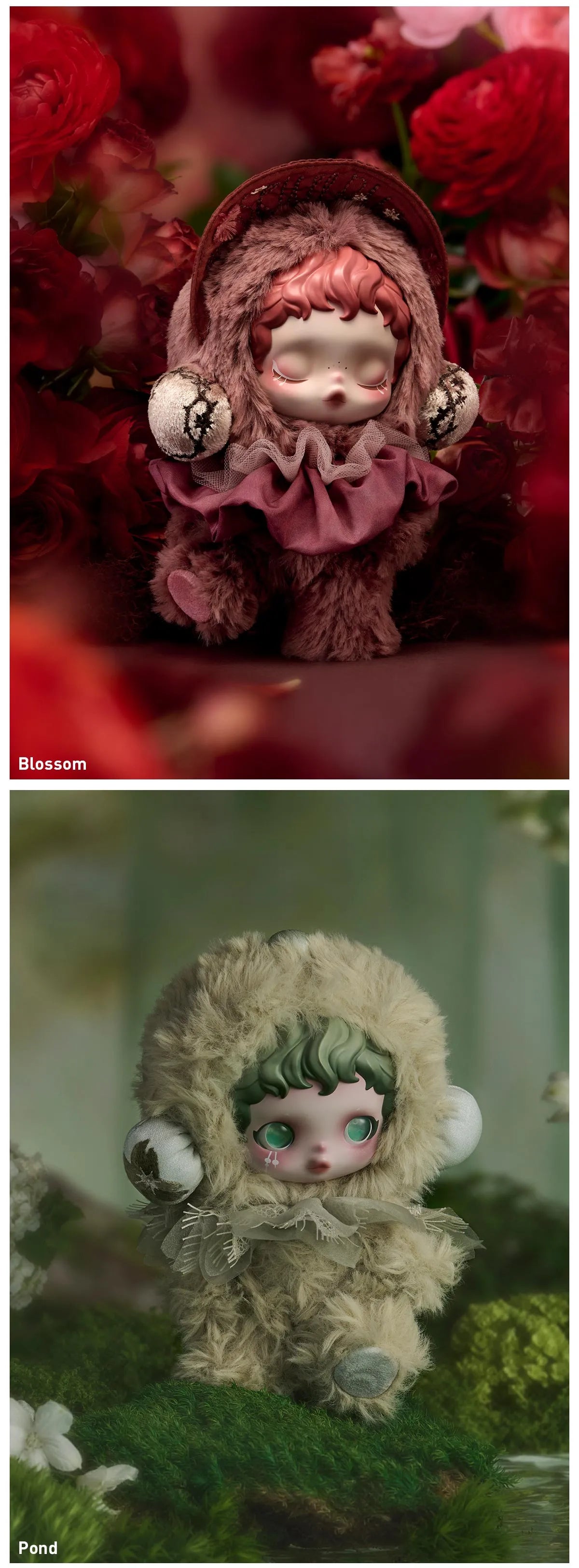 Pop Mart θSKULLPANDA L'impressionnisme Series Plush Doll Blind Box