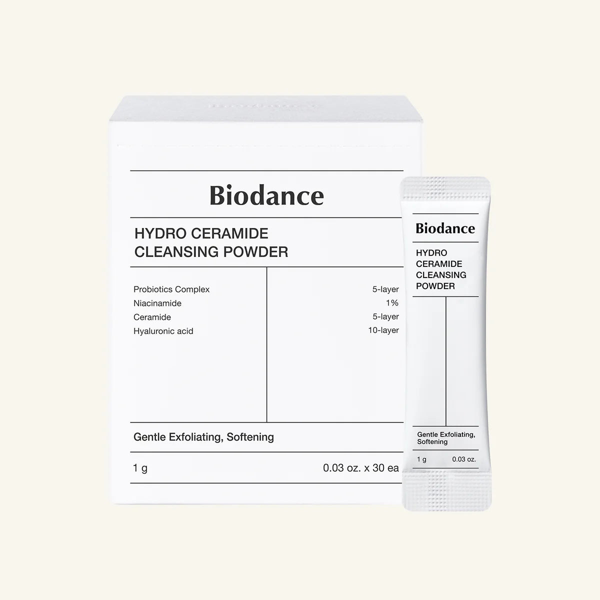 Biodance Hydro Ceramide Cleansing Powder 30ea x 0.03oz.