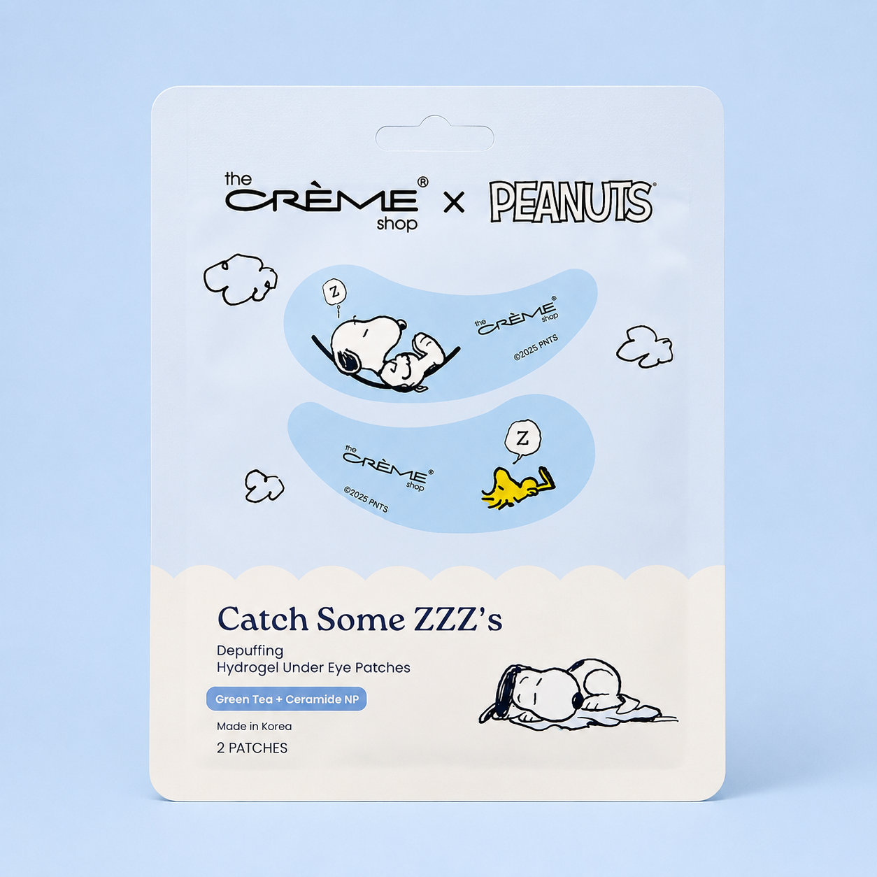 The Crème Shop x Peanuts Depuffing Hydrogel Under Eye Patches