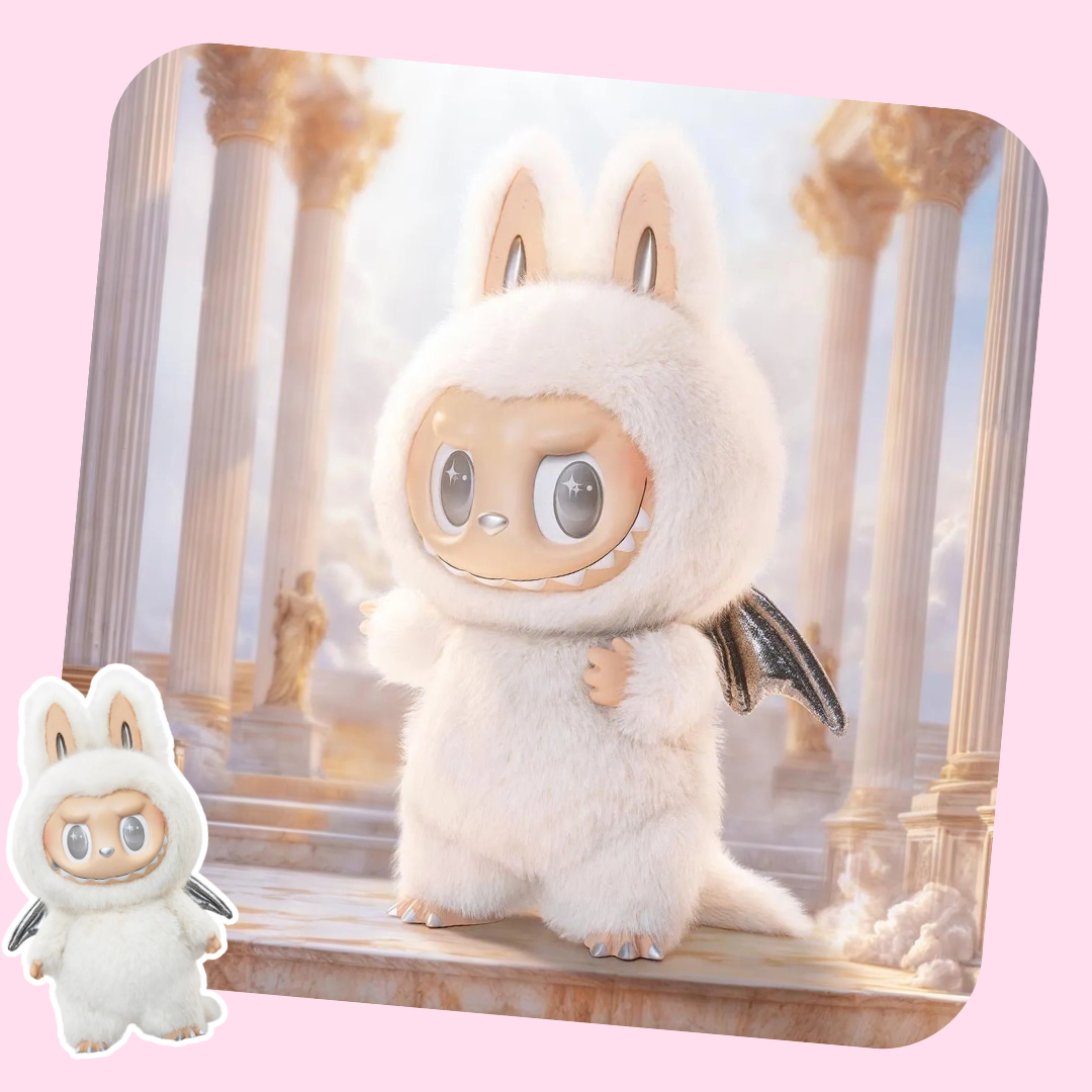 Pop Mart The Monsters Angel In Clouds Large Vinyl Face Doll