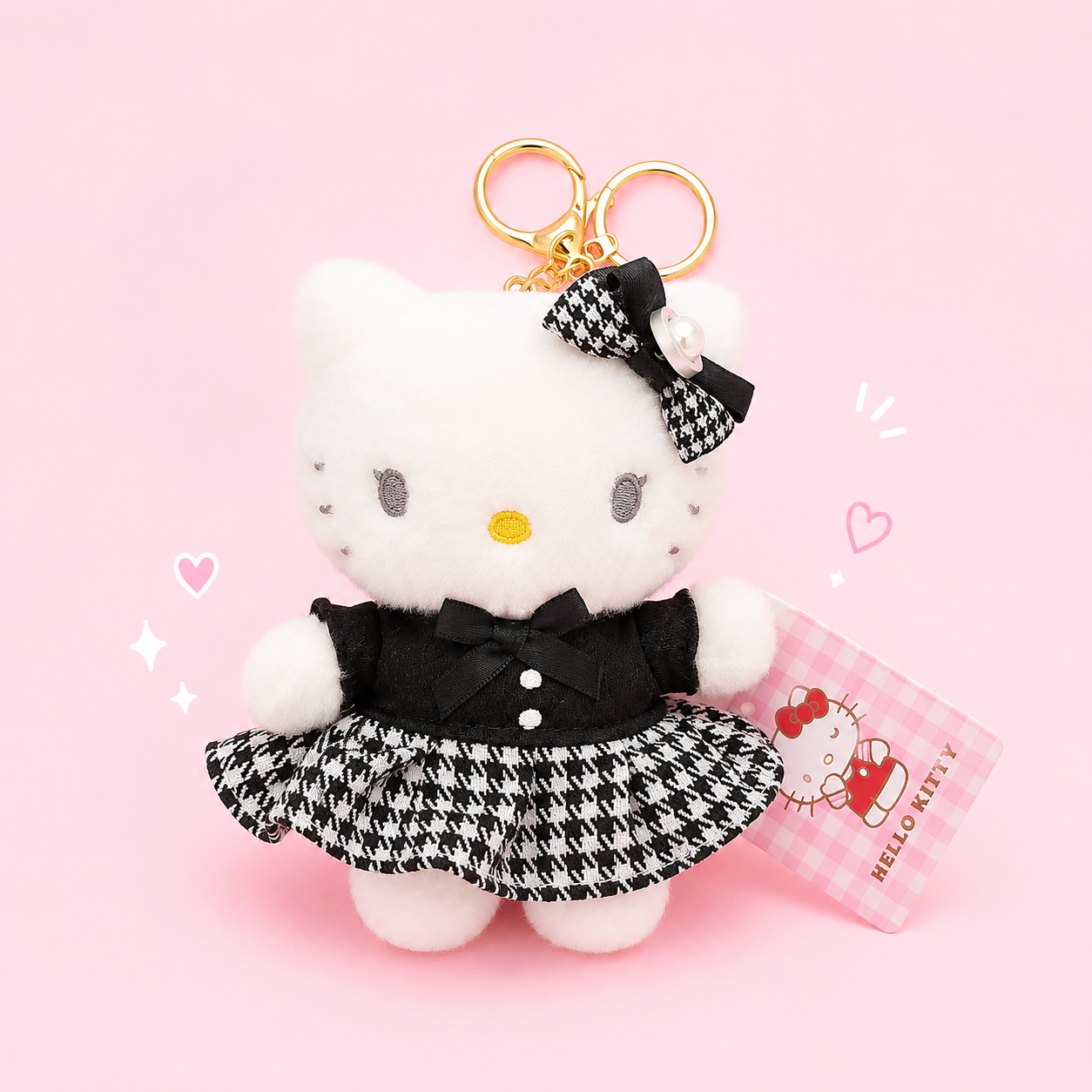 Sanrio Hello Kitty Seoul Style Plush Keychain