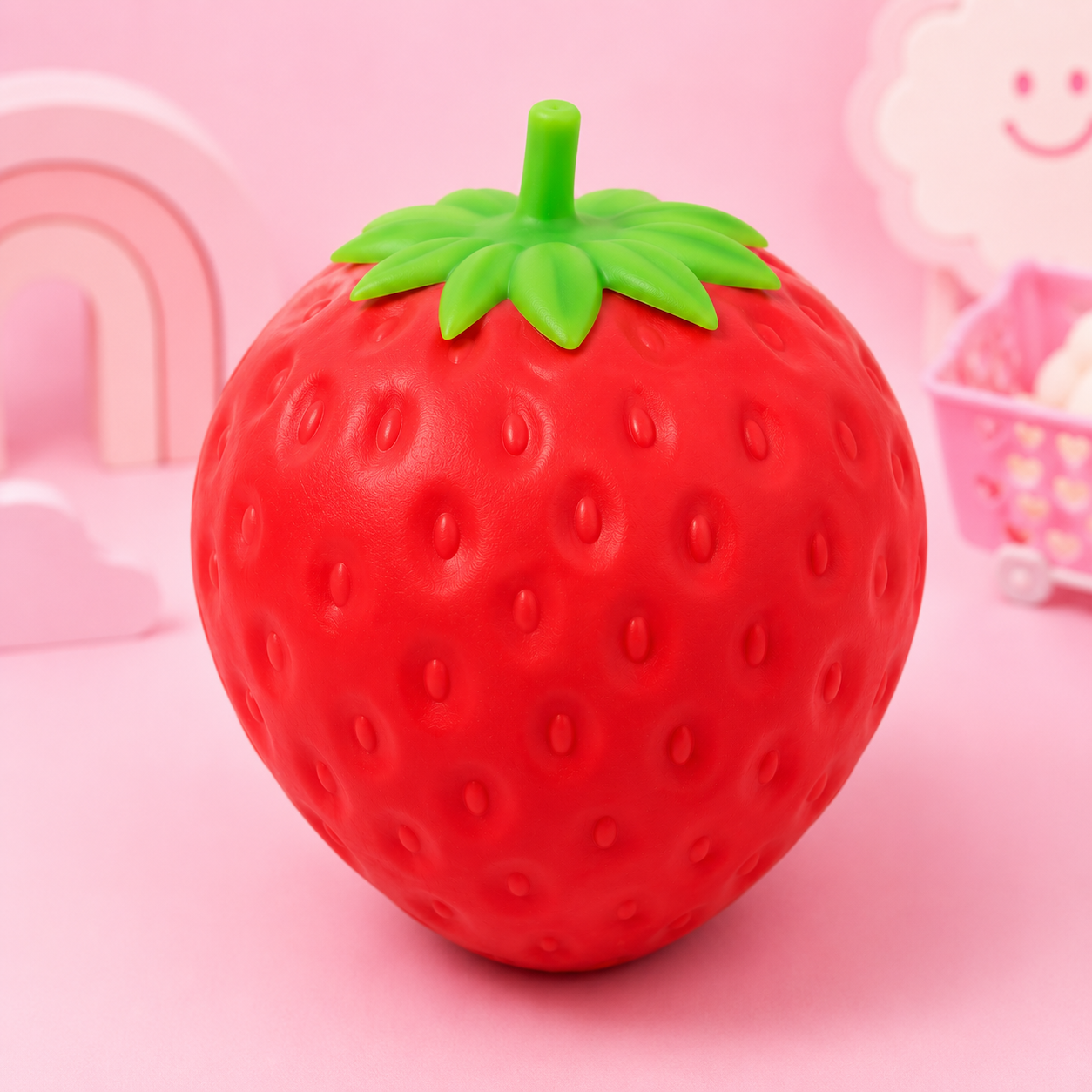 Giant Jumbo Strawberry Squishy