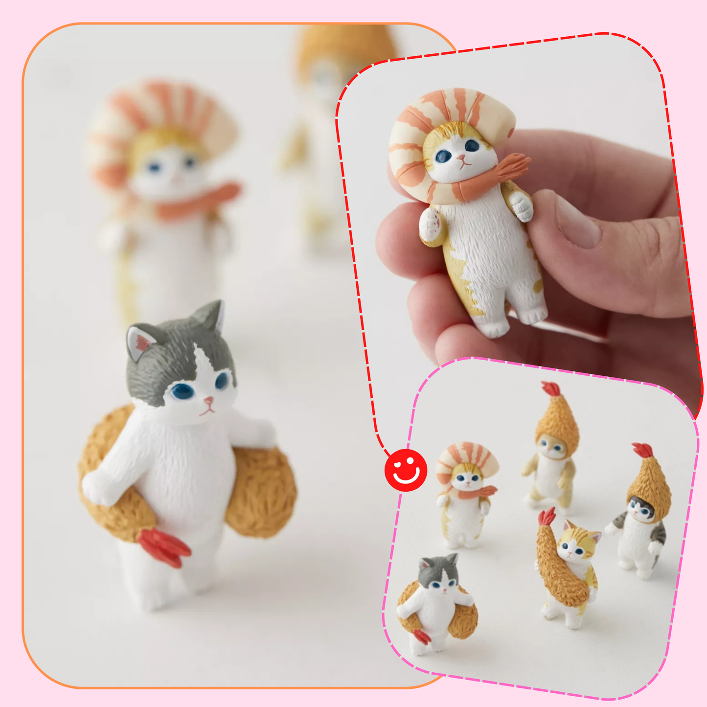 モフサンド Mofusand Fried Shrimp Cat Blind Box Figure