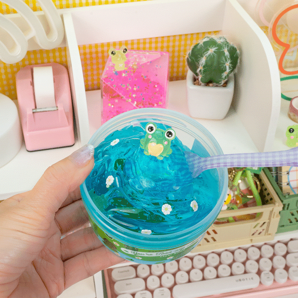 Kawaii Slime Co. You’re Toad-ally Awesome Clear Slime