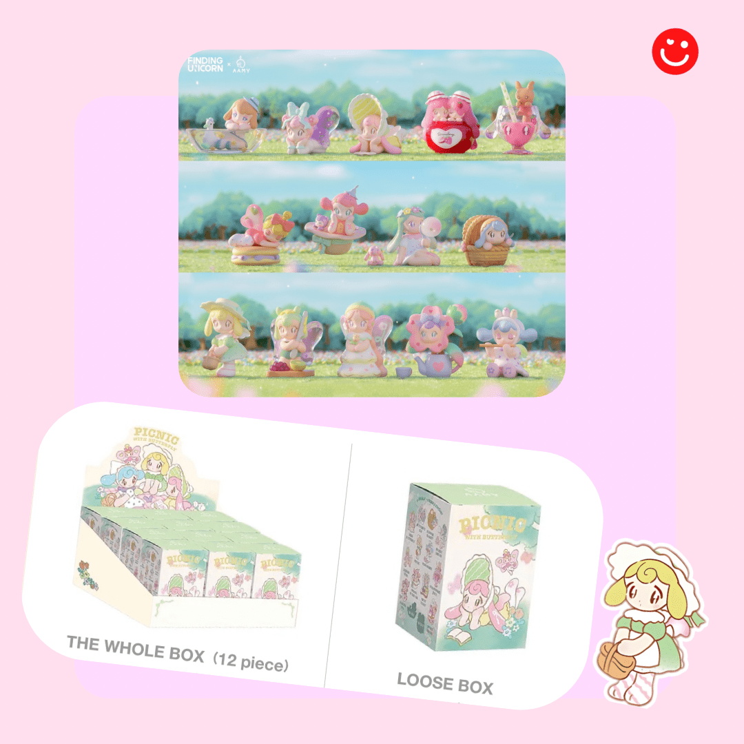 AAMY × FINDING UNICORN Picnic with Butterfly - OVERRATED