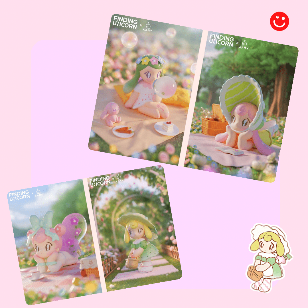 AAMY × FINDING UNICORN Picnic with Butterfly - OVERRATED
