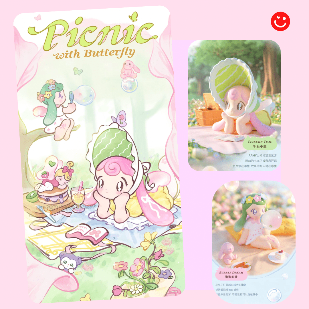 AAMY × FINDING UNICORN Picnic with Butterfly - OVERRATED