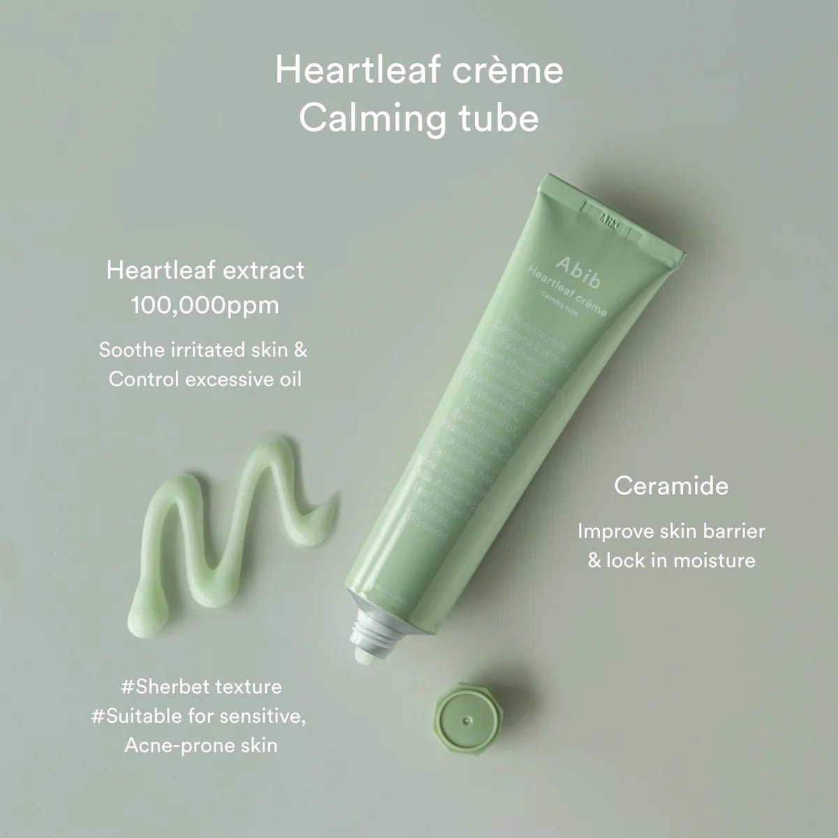 Abib Heartleaf Cream Calming Tube - OVERRATED