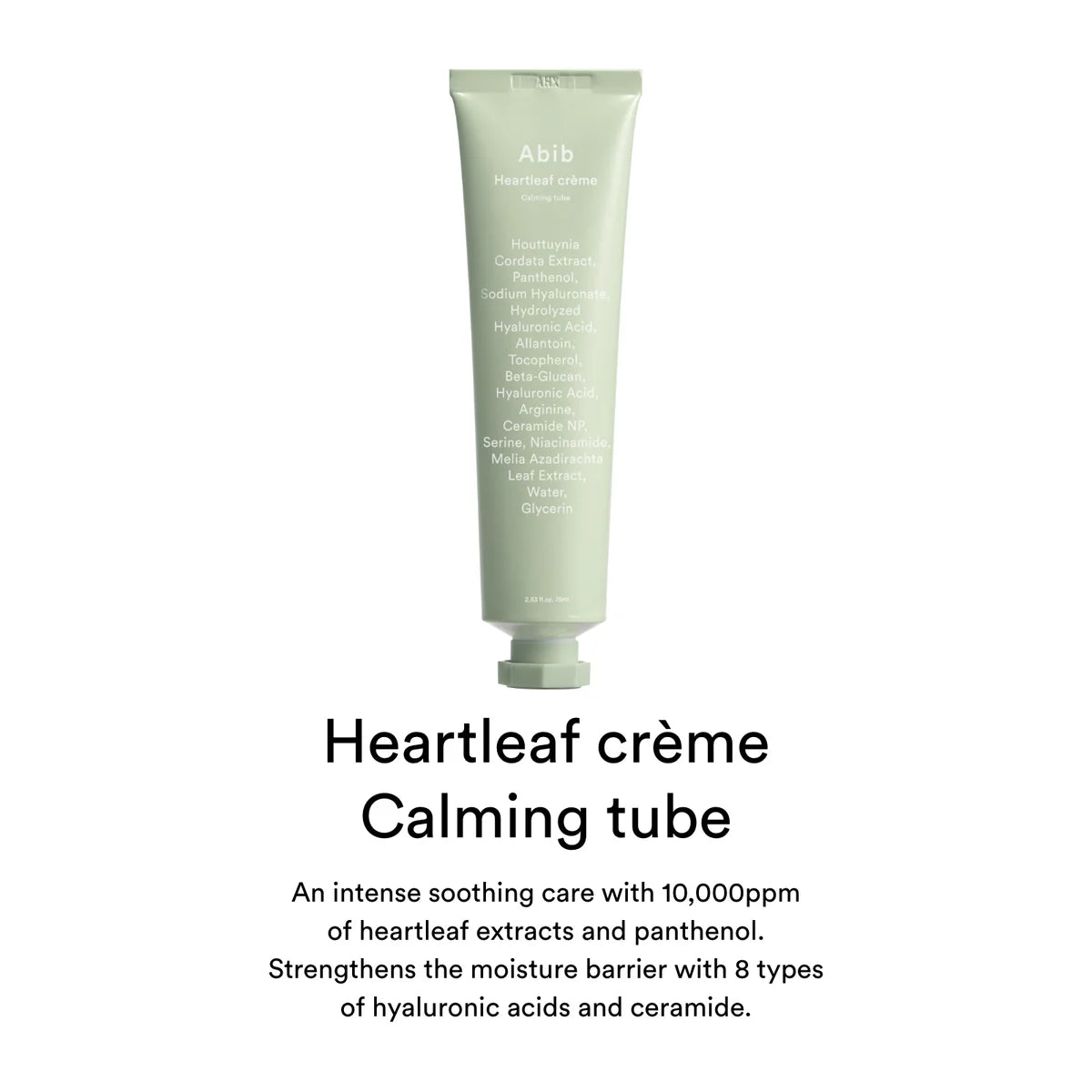 Abib Heartleaf Cream Calming Tube - OVERRATED