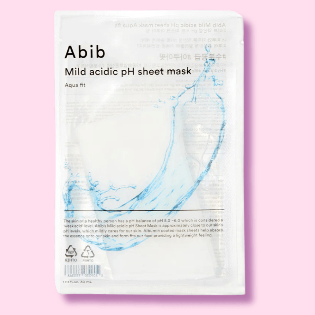 ABIB Mild Acidic pH Sheet Face Mask: Aqua - OVERRATED
