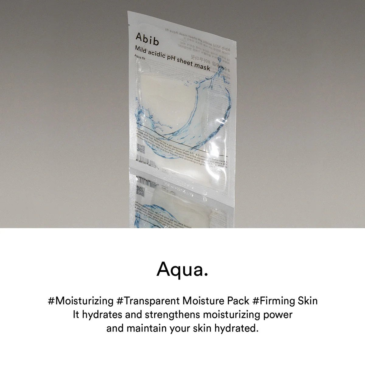 ABIB Mild Acidic pH Sheet Face Mask: Aqua - OVERRATED