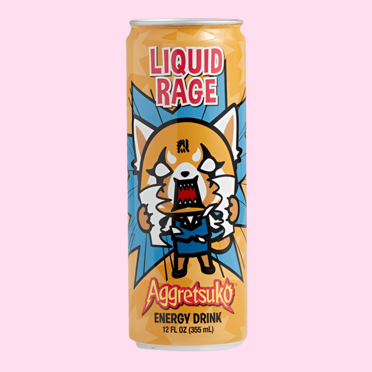Aggretsuko Liquid Rage Energy Drink - OVERRATED