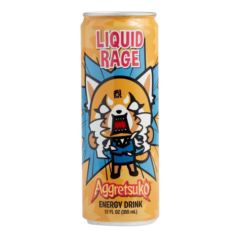 Aggretsuko Liquid Rage Energy Drink - OVERRATED