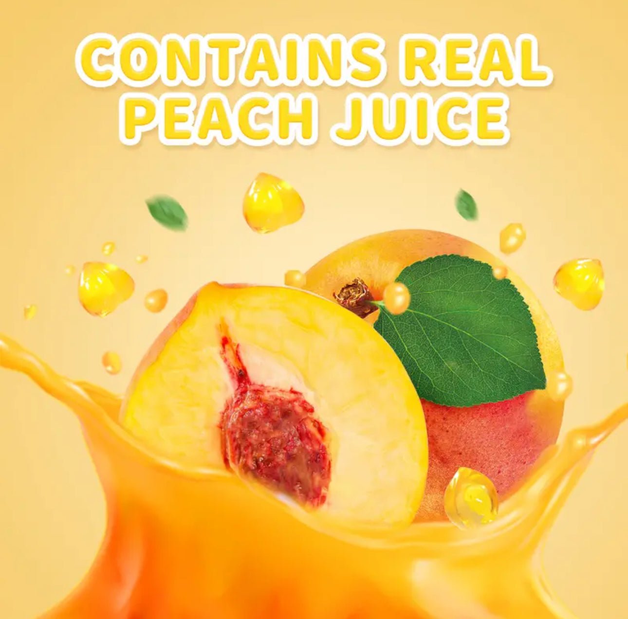 Amos 4D Fruit Gummy Juicy Busrt Peach Flavor Gummies - OVERRATED
