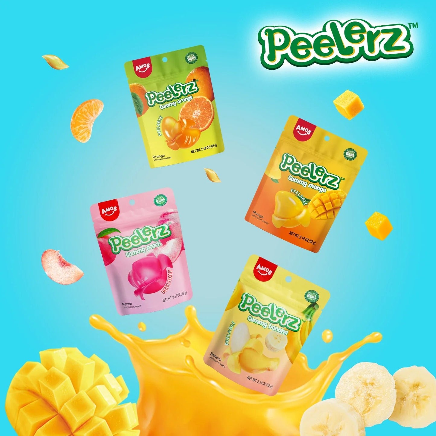 Amos Assorted Mini Snack Pack Peelerz - OVERRATED