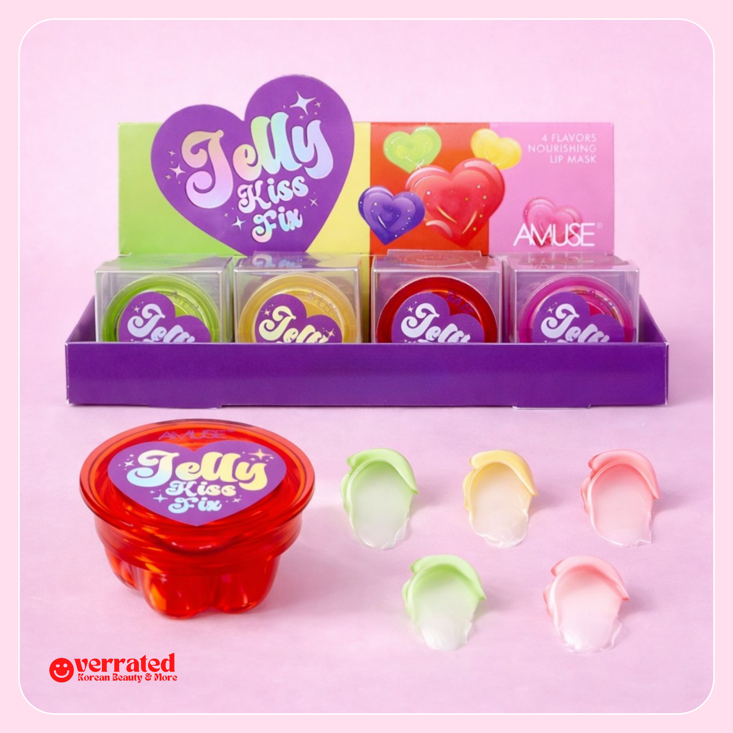 Amuse fruit lip mask in assorted flavors - Overrated Korean Beauty & More