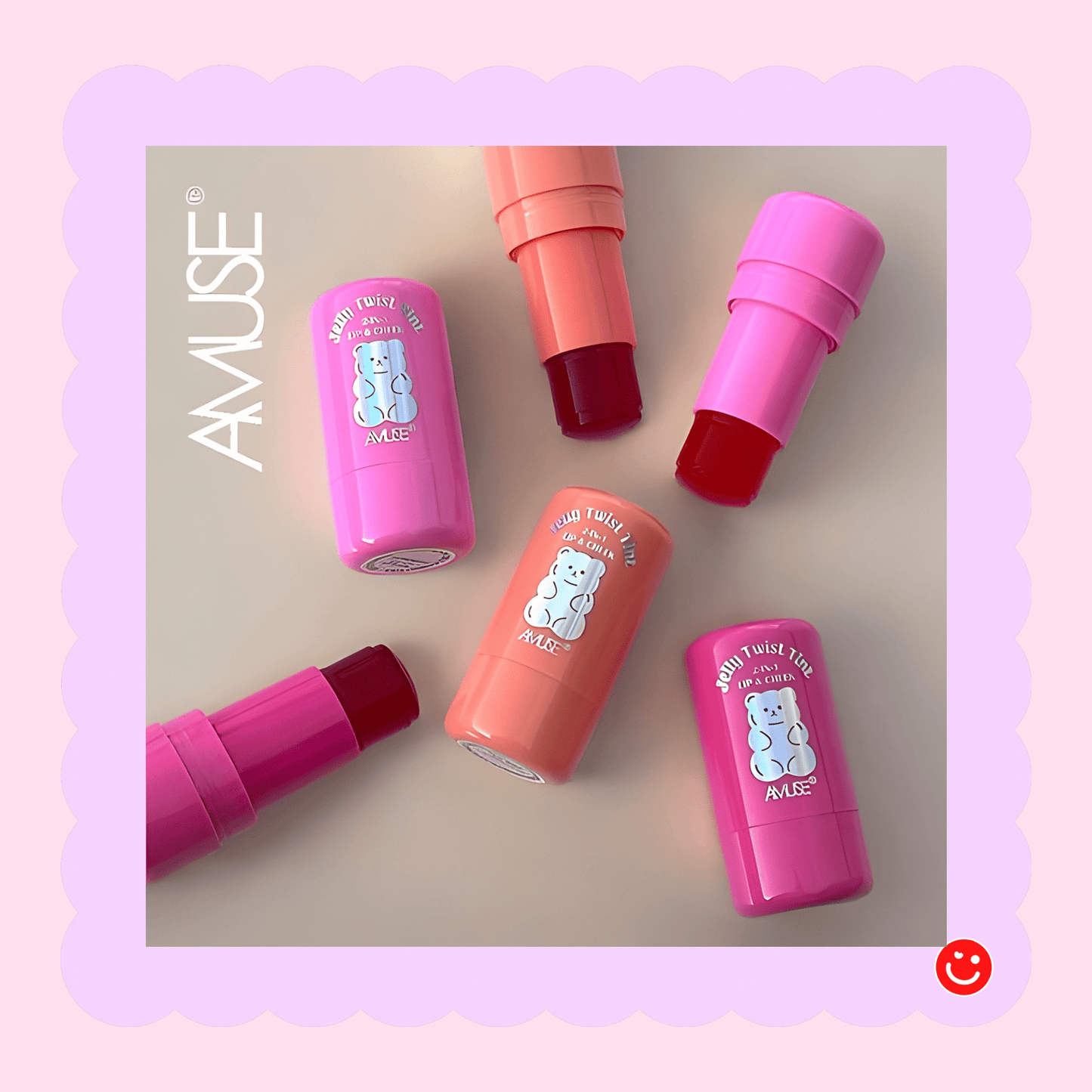 Korean lip and cheek tint packaging front view - Overrated Korean Beauty & More