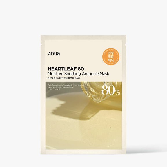 Anua Heartleaf 80 Moisture Soothing Ampoule Mask - OVERRATED