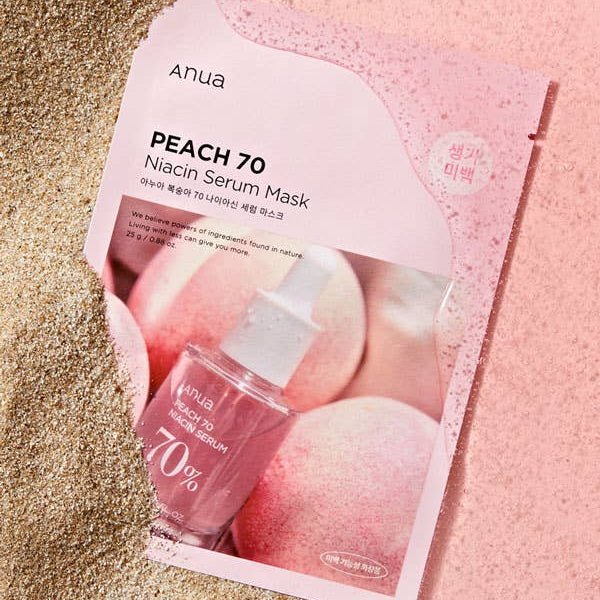 Anua Peach 70 Niacin Serum Mask 아누아 복숭아 70 나이아신 세럼 마스크 - OVERRATED