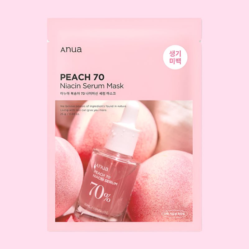 Anua Peach 70 Niacin Serum Mask 아누아 복숭아 70 나이아신 세럼 마스크 - OVERRATED