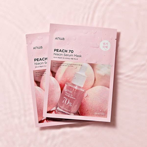 Anua Peach 70 Niacin Serum Mask 아누아 복숭아 70 나이아신 세럼 마스크 - OVERRATED