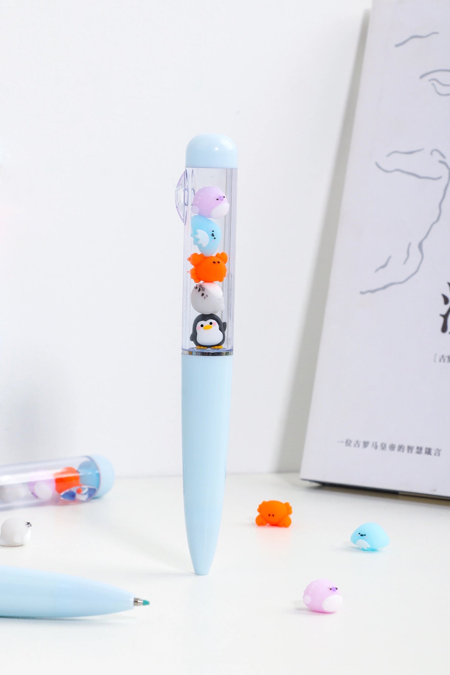 Aquarium Friends Jenga Floating Gel Pen - OVERRATED