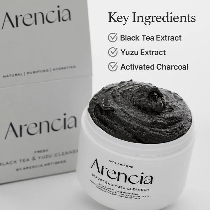 Arencia Black Tea Rice Mochi Cleanser - OVERRATED