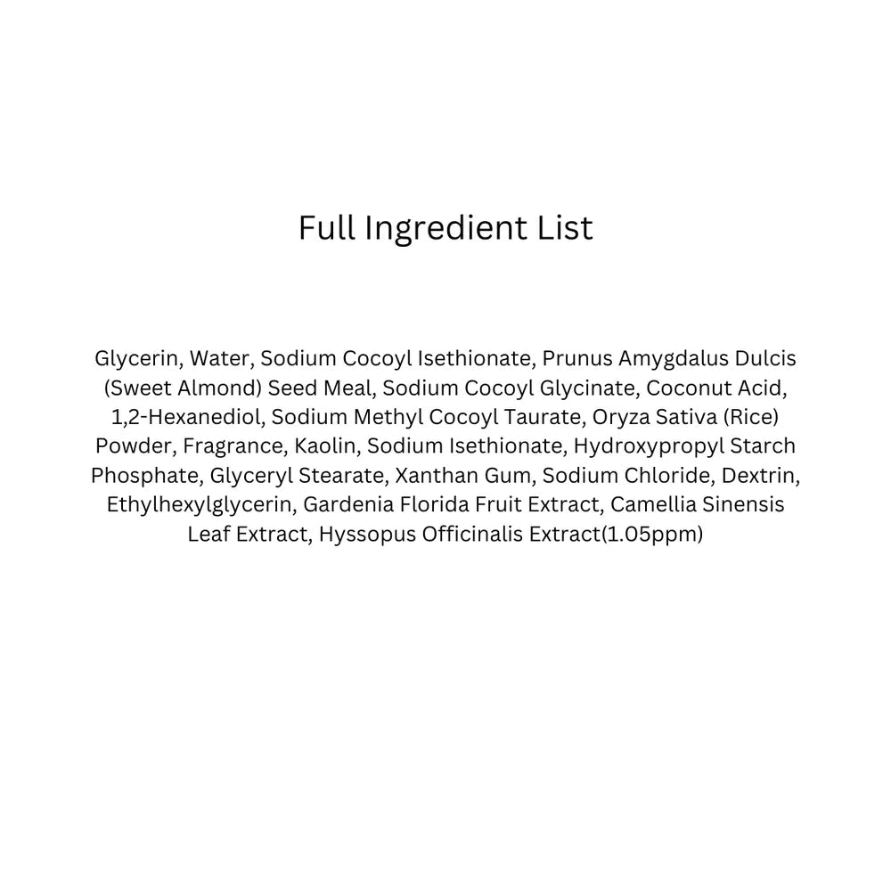 Arencia Blue Hyssop Rice Mochi Cleanser - OVERRATED
