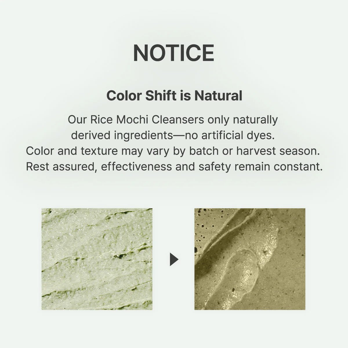 Arencia Fresh Green Rice Mochi Cleanser - OVERRATED
