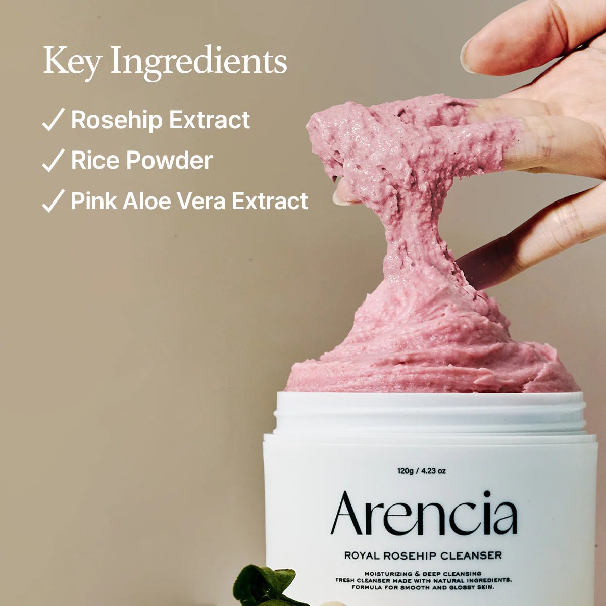 Arencia Fresh Rosehip Mochi Cleanser - OVERRATED