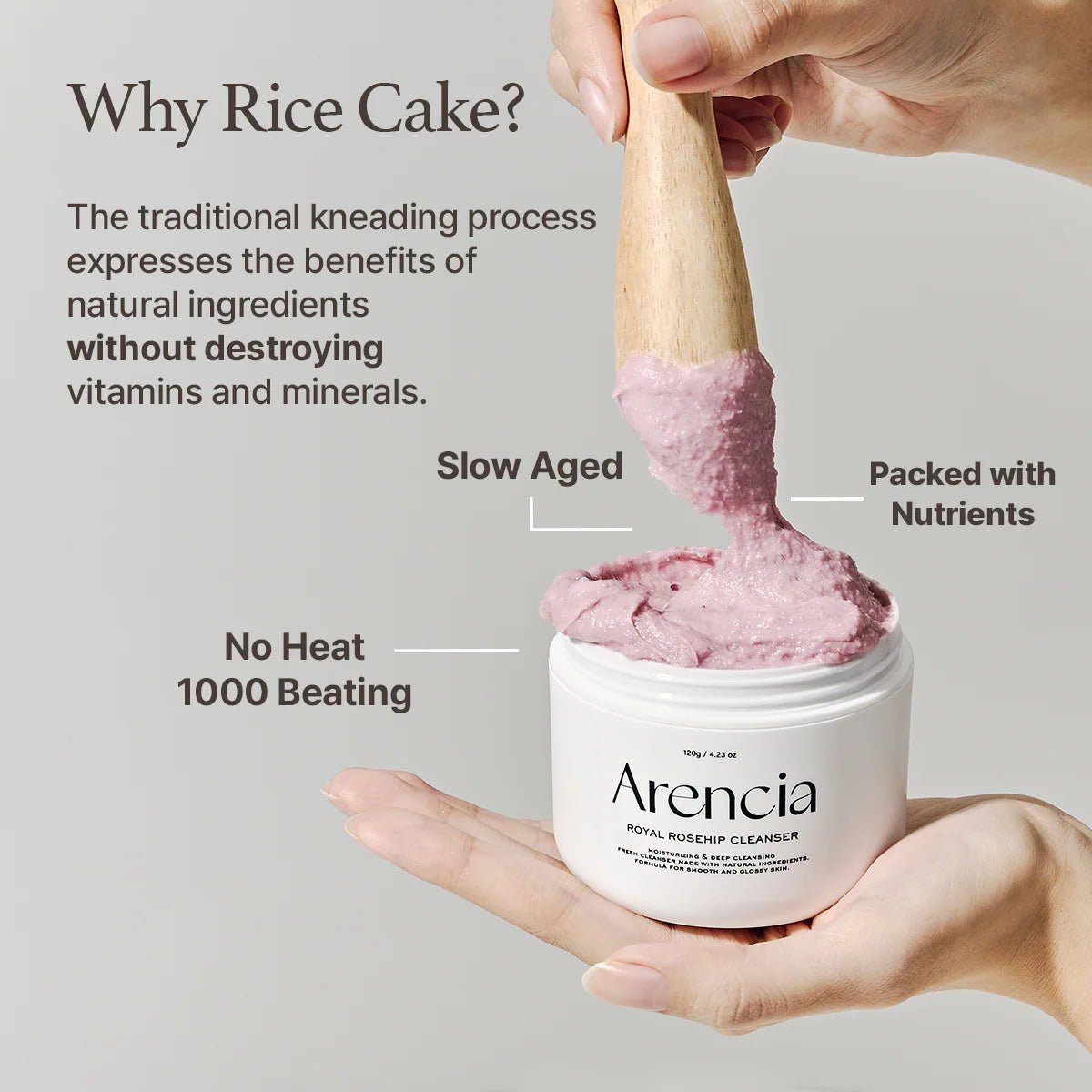 Arencia Fresh Rosehip Mochi Cleanser - OVERRATED