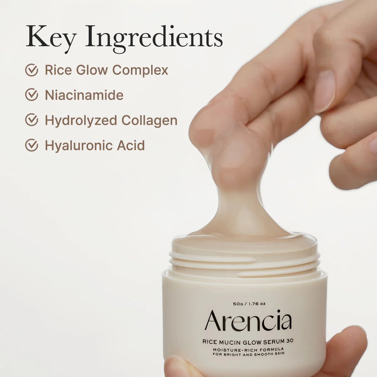Arencia Rice Mucin Glow Overnight Serum 30 - OVERRATED
