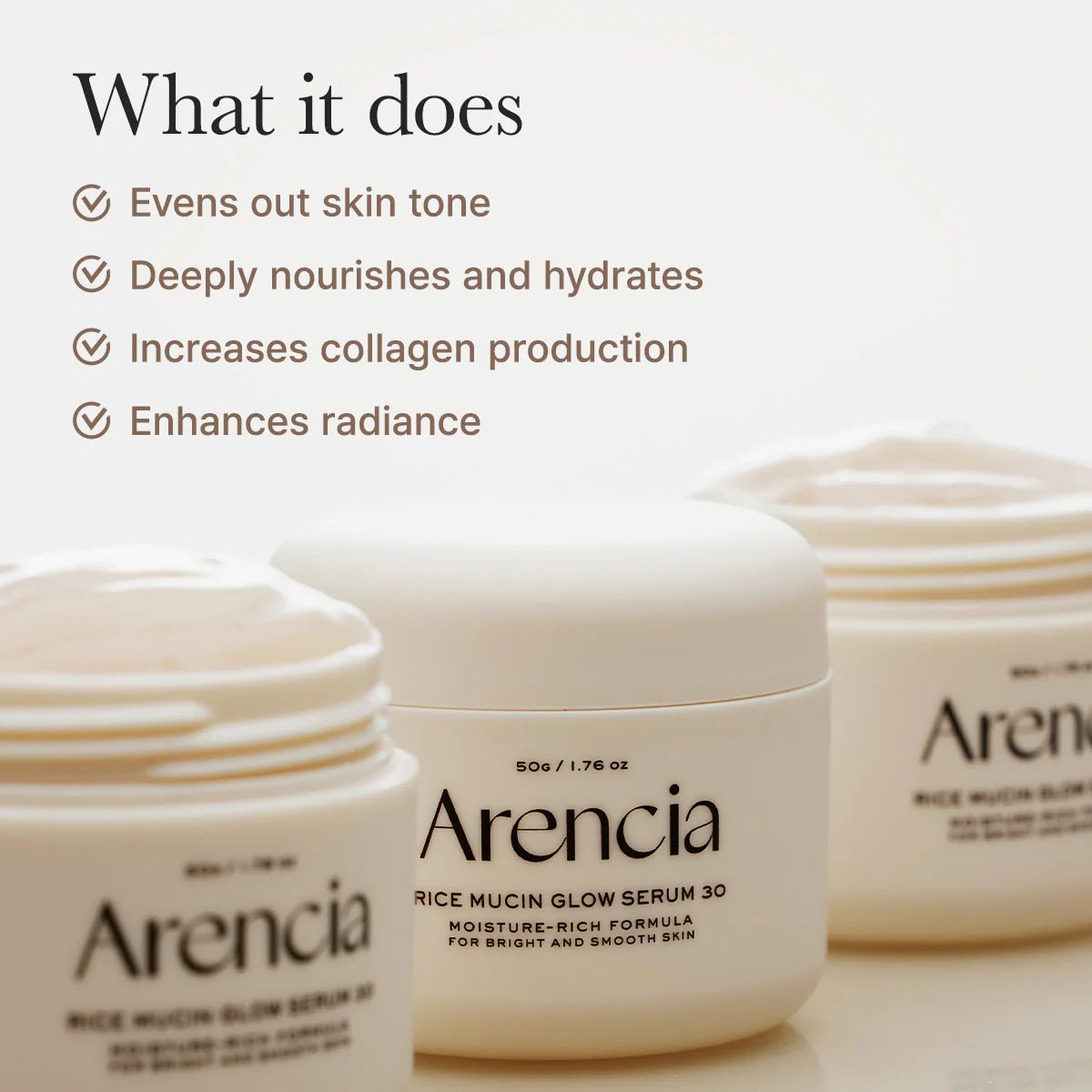 Arencia Rice Mucin Glow Overnight Serum 30 - OVERRATED