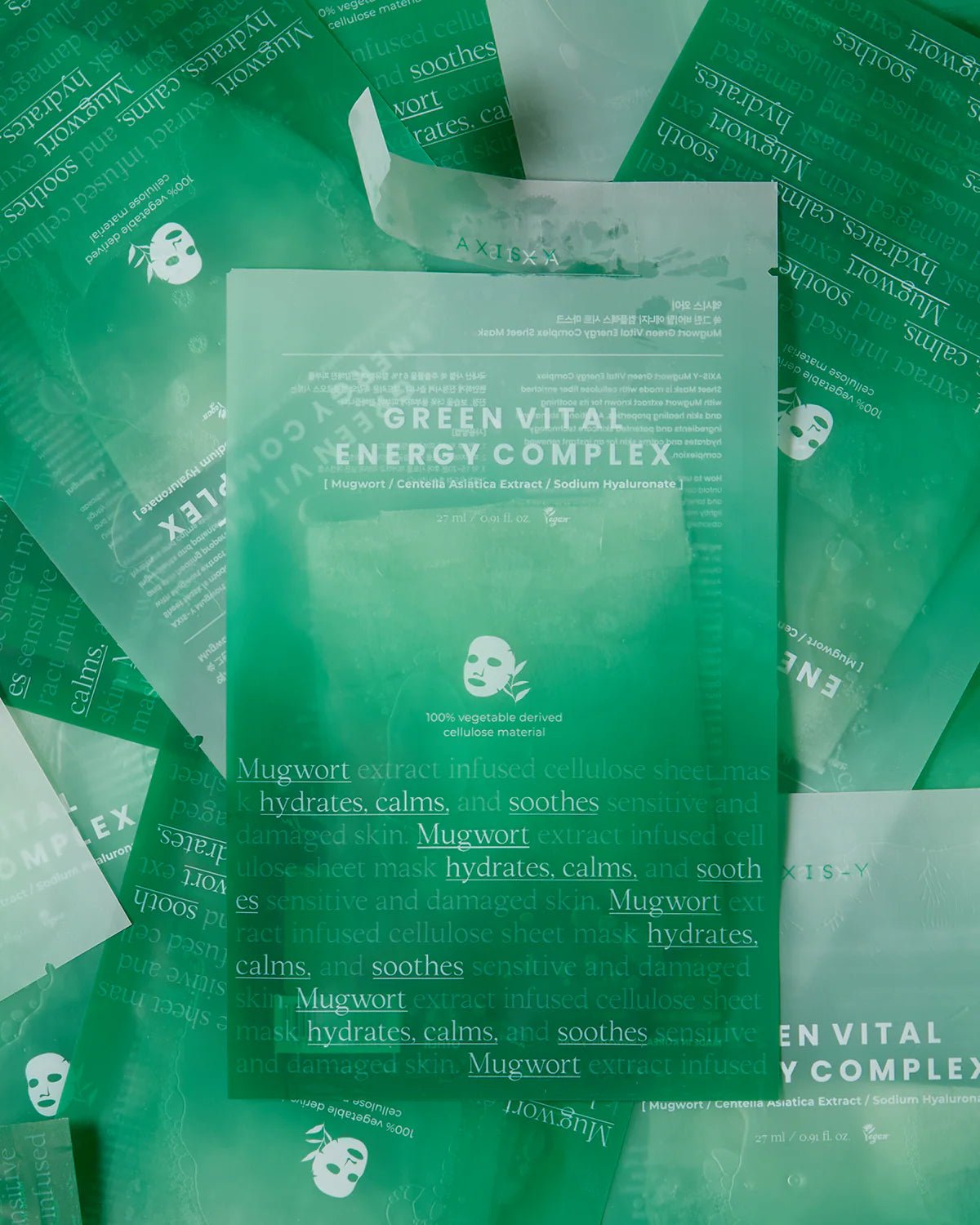 AXIS - Y Mugwort Green Vital Energy Complex Sheet Mask - OVERRATED