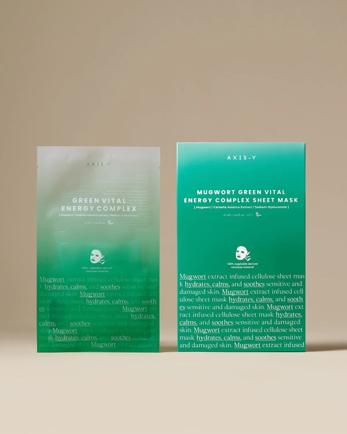 AXIS - Y Mugwort Green Vital Energy Complex Sheet Mask - OVERRATED