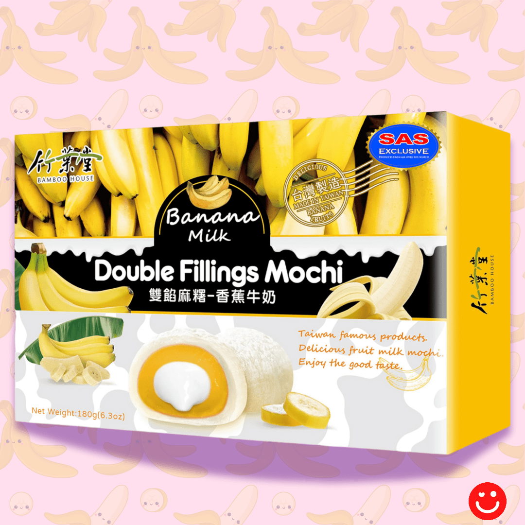Bamboo House Double Filling Mochi Banana Milk - OVERRATED