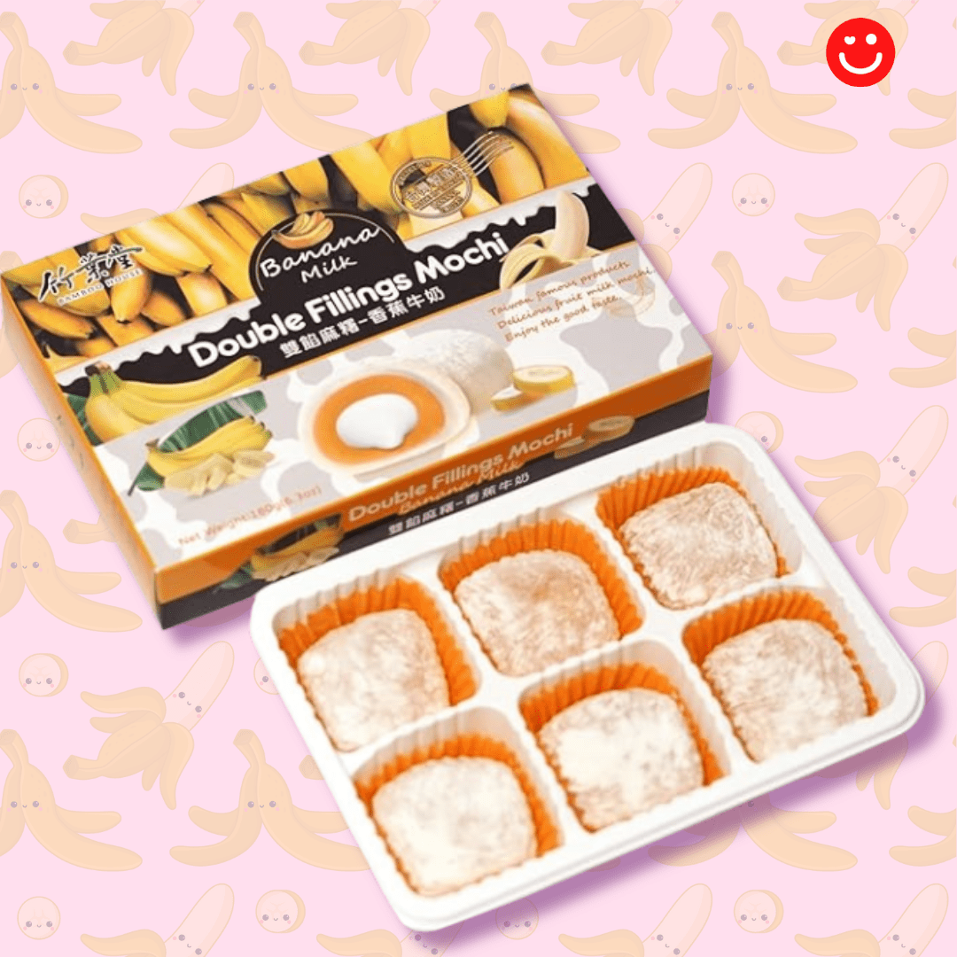 Bamboo House Double Filling Mochi Banana Milk - OVERRATED