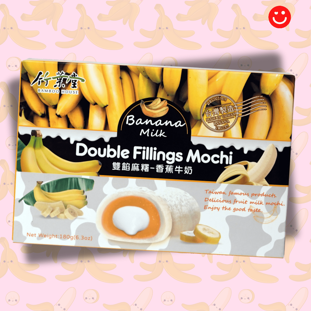 Bamboo House Double Filling Mochi Banana Milk - OVERRATED