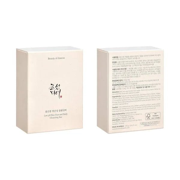 Beauty of Joseon Clear Rice pH - Balanced Cleansing Bar 100g - OVERRATED