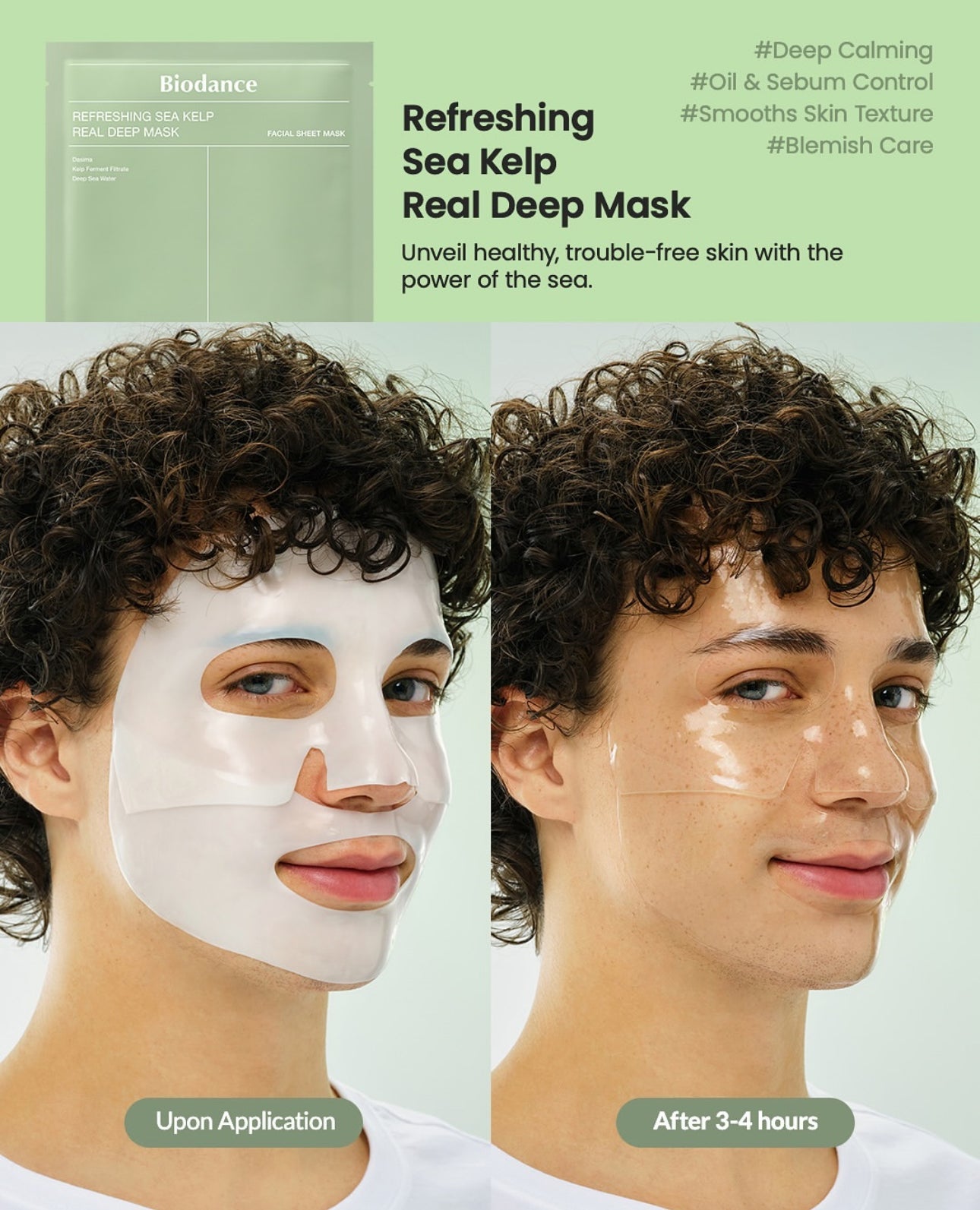 Biodance Refreshing Sea Kelp Real Deep Mask 4Pack - OVERRATED