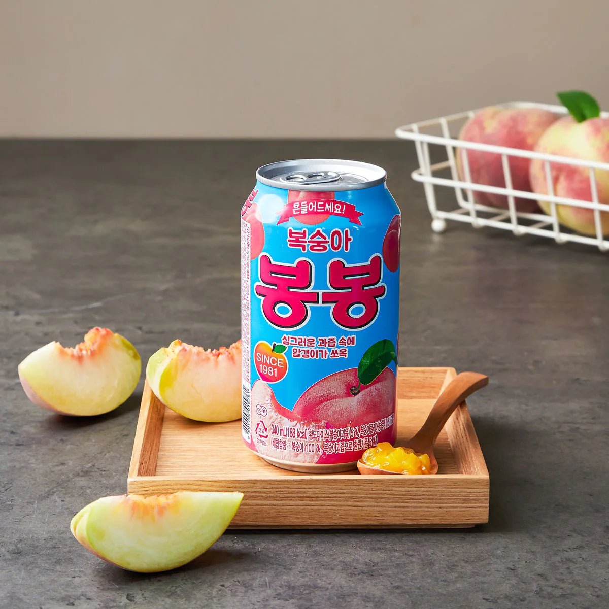 Bongbong Peach (Crushed Peach Juice) 350ml - OVERRATED