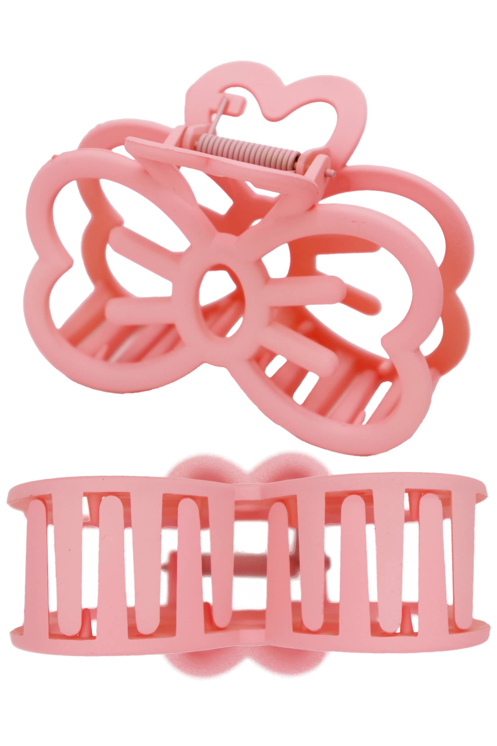 Bow Ribbon Matte Pastel Y2K Fashion Hair Claw - OVERRATED