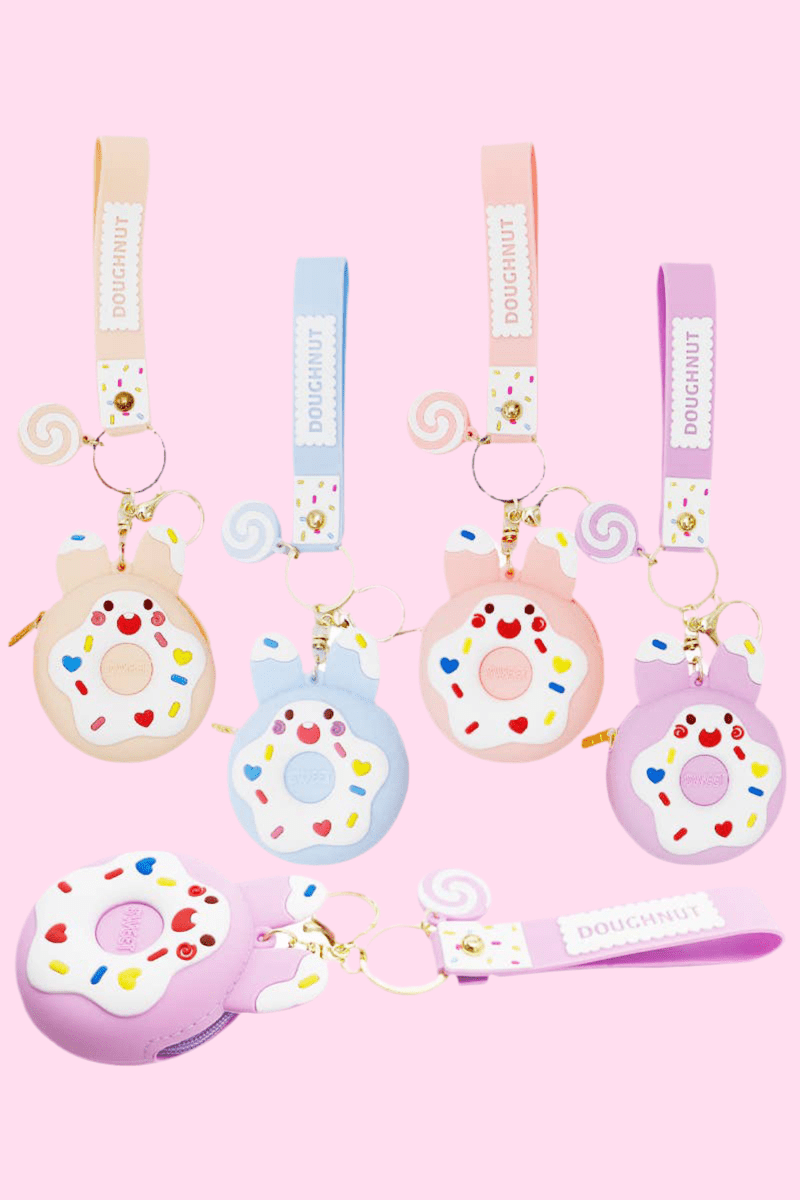 Bunny Donut Silicone Coin Purse Bag - OVERRATED