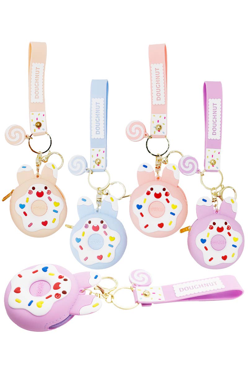 Bunny Donut Silicone Coin Purse Bag - OVERRATED
